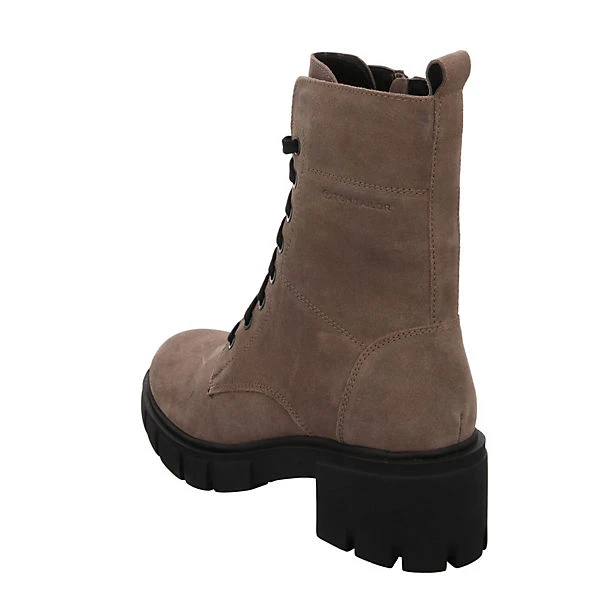 Tom Tailor Chelsea Boots Veloursleder Uni Chelsea Boots - Taupe 9 Tom Tailor Chelsea Boots Veloursleder Uni Chelsea Boots - Taupe – Bild 7