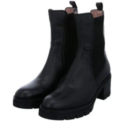 Hispanitas Damen Stiefeletten Schuhe Ingrid Chelsea Boots Elegant Freizeit Leder-/Textilkombination Uni Klassische Stiefeletten - Schwarz -OTTO Verkäufe 28173737 10