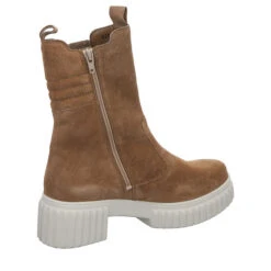 Damen Stiefeletten Schuhe Nala Chelsea Boots Elegant Freizeit Veloursleder Uni Klassische Stiefeletten - Taupe -OTTO Verkäufe 28524556 05